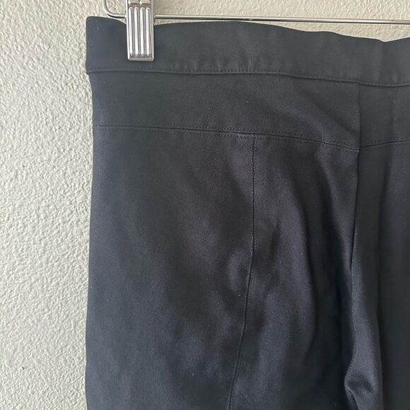 J. Crew Womens Pixie Ankle Stretch Ponte Knit Dress Pants Black Pocket Size 8 R - Picture 9 of 10